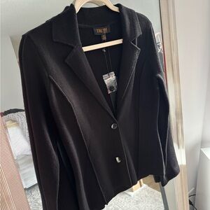 Black Knit Blazer